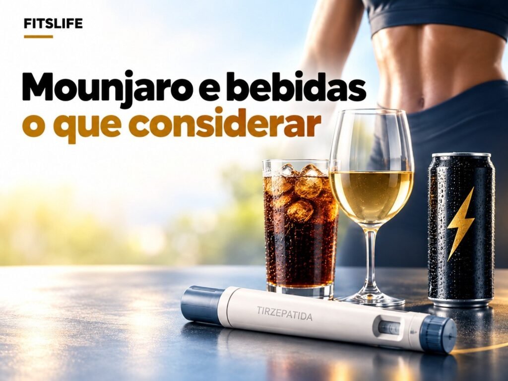 Capa FITSLIFE: Mounjaro: posso beber refrigerante, bebida alcoólica ou energético?