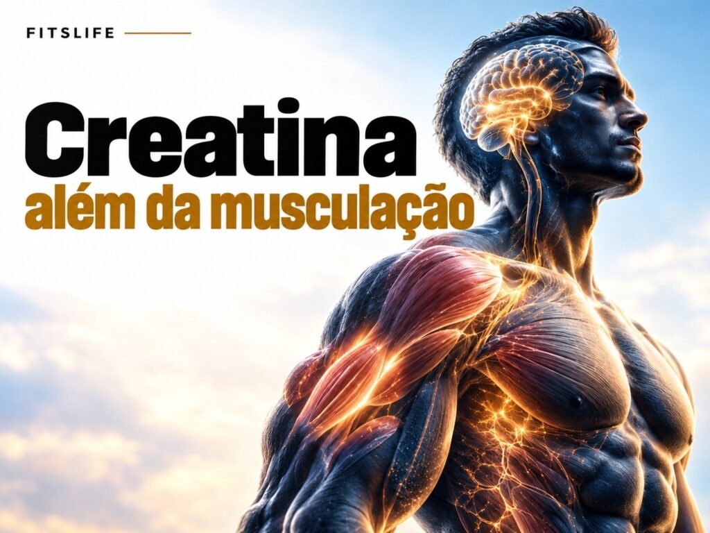 Capa FITSLIFE: Creatina além da musculação: benefícios para o músculo, cérebro e fisiologia humana