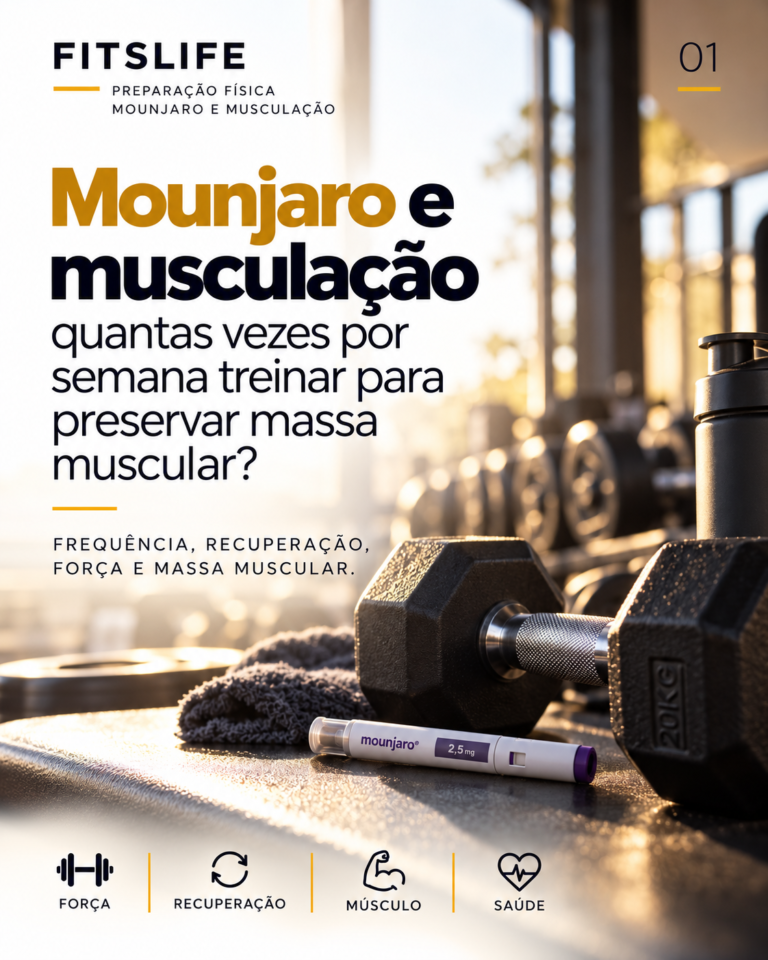 Mounjaro e musculação: frequência semanal de treino para preservar massa muscular