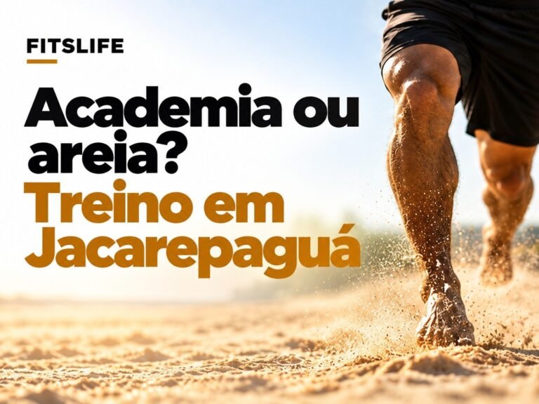 Capa FITSLIFE: Academia em Jacarepaguá: academia tradicional ou treino funcional na areia?